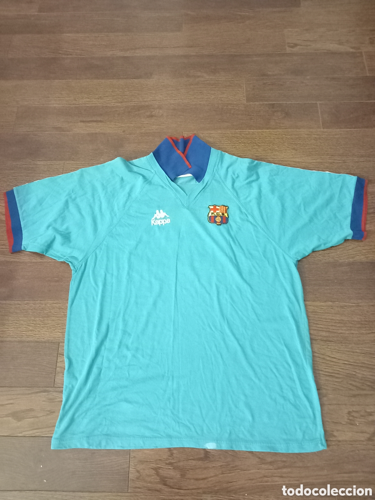 Coleccionismo deportivo: ANTIGUO POLO CAMISETA KAPPA FUTBOL CLUB BARCELONA ORIGINAL A&Ntilde;OS 80