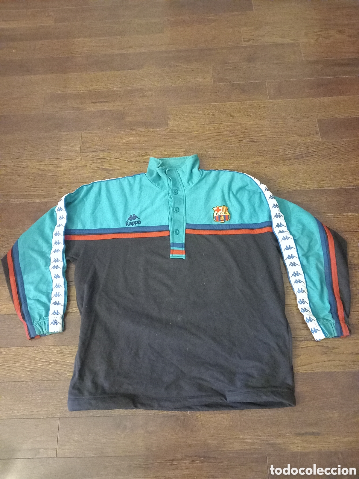Coleccionismo deportivo: ANTIGUA SUDADERA KAPPA FUTBOL CLUB BARCELONA ORIGINAL A&Ntilde;OS 80