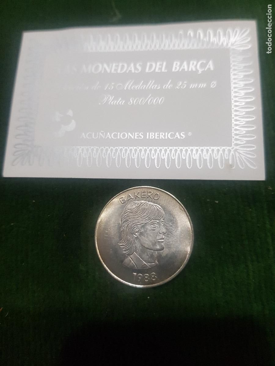 Coleccionismo deportivo: FUTBOL CLUB BARCELONA-PLATA DE 800-PESA 5 GRAMOS