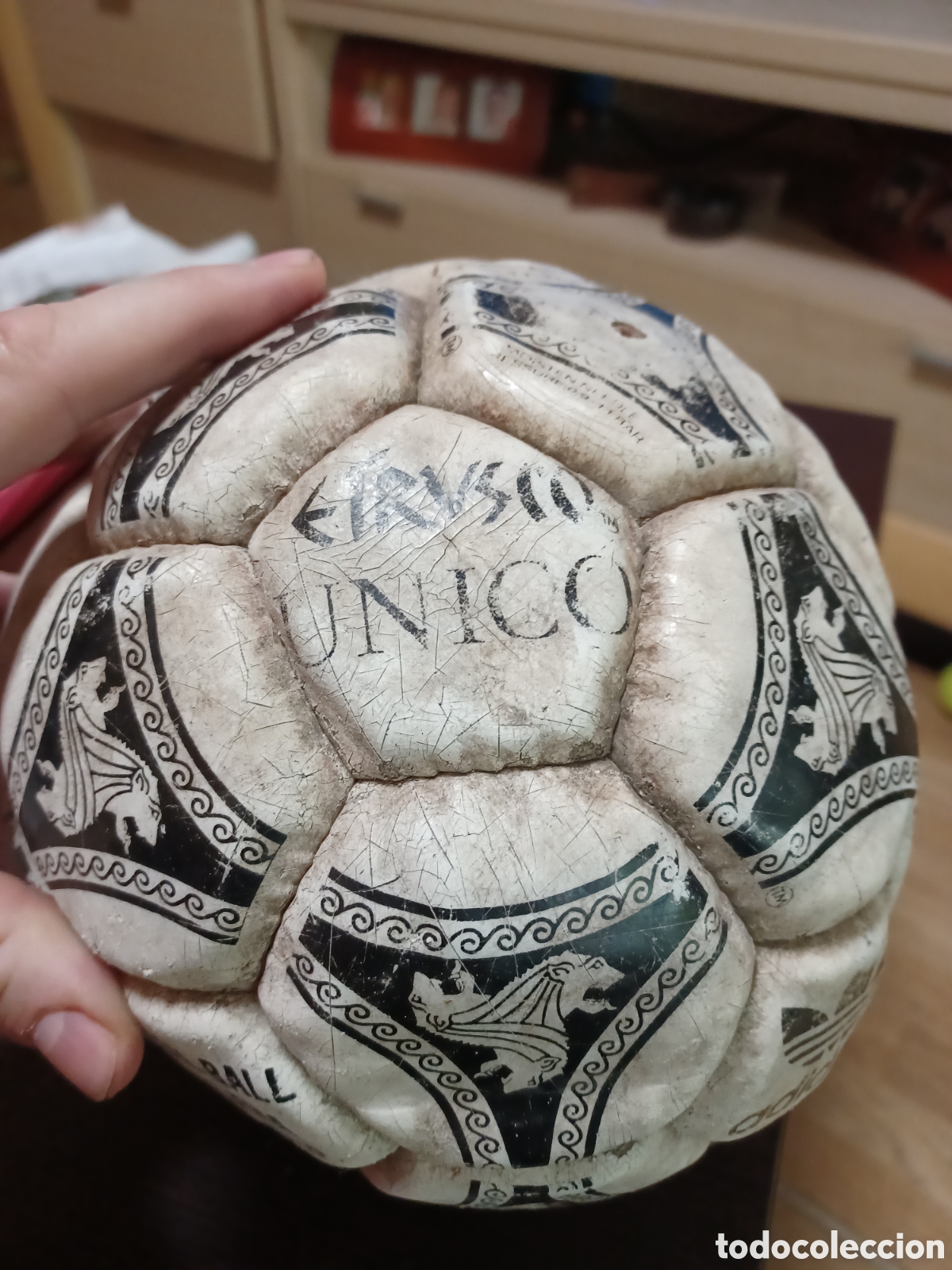 Coleccionismo deportivo: Bal&oacute;n etrusco unico adidas