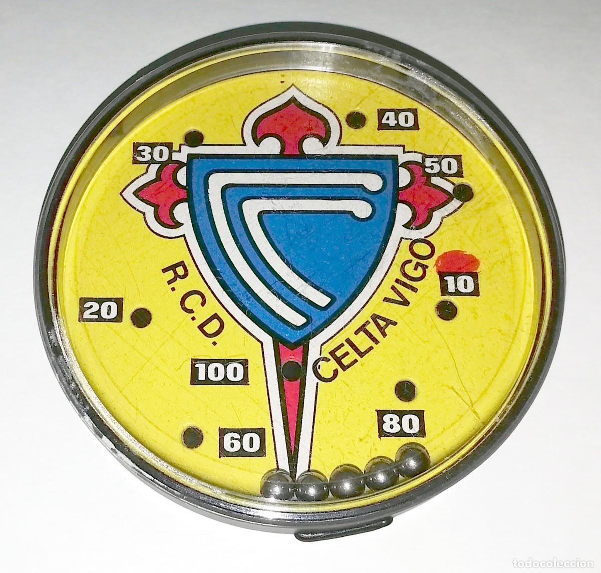 Coleccionismo deportivo: Juego de Bolas Escudo Celta de Vigo a&ntilde;os 80