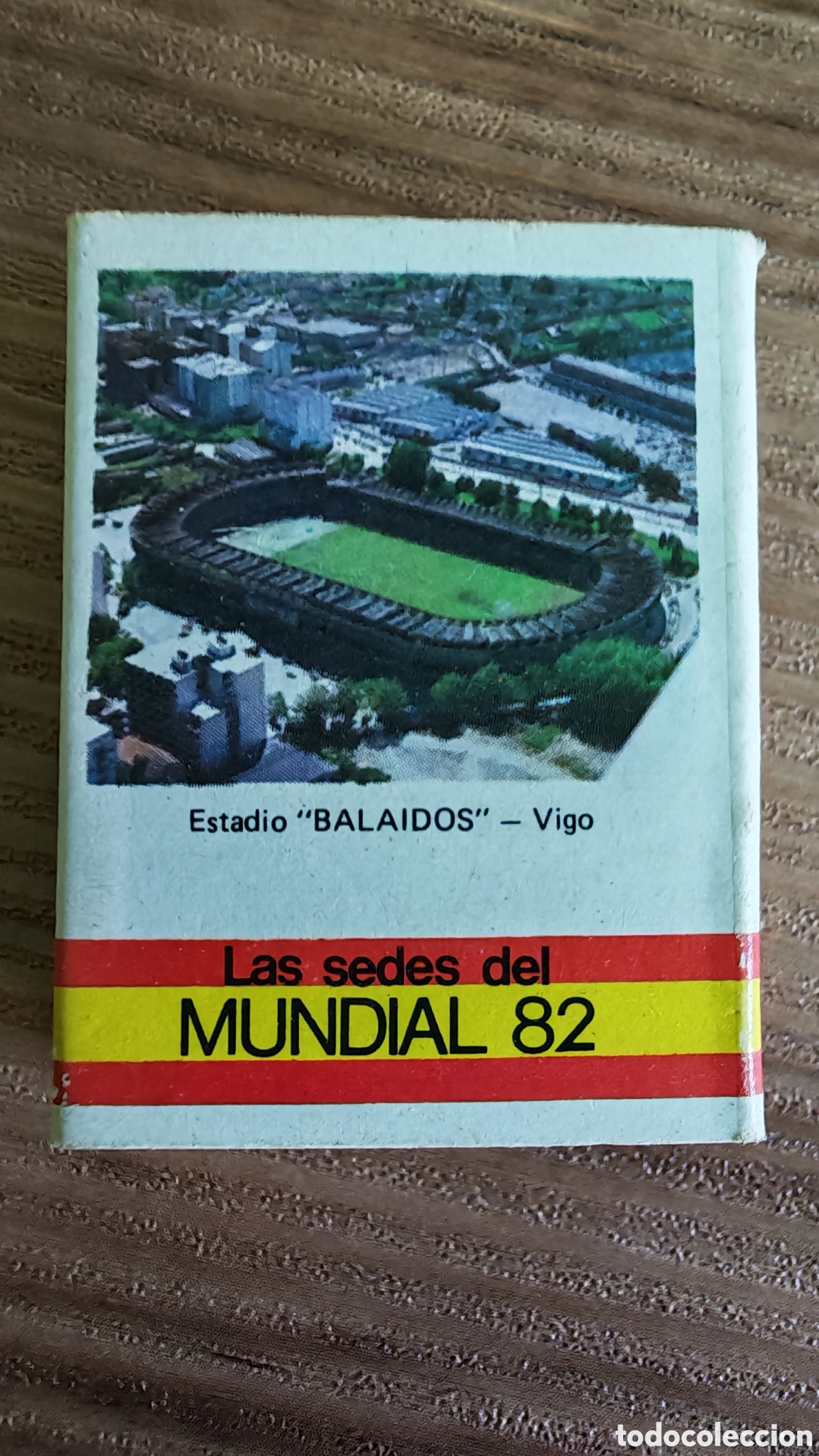Coleccionismo deportivo: Caja Cerillas 1982 Vigo Bala&iacute;dos - Foto 1
