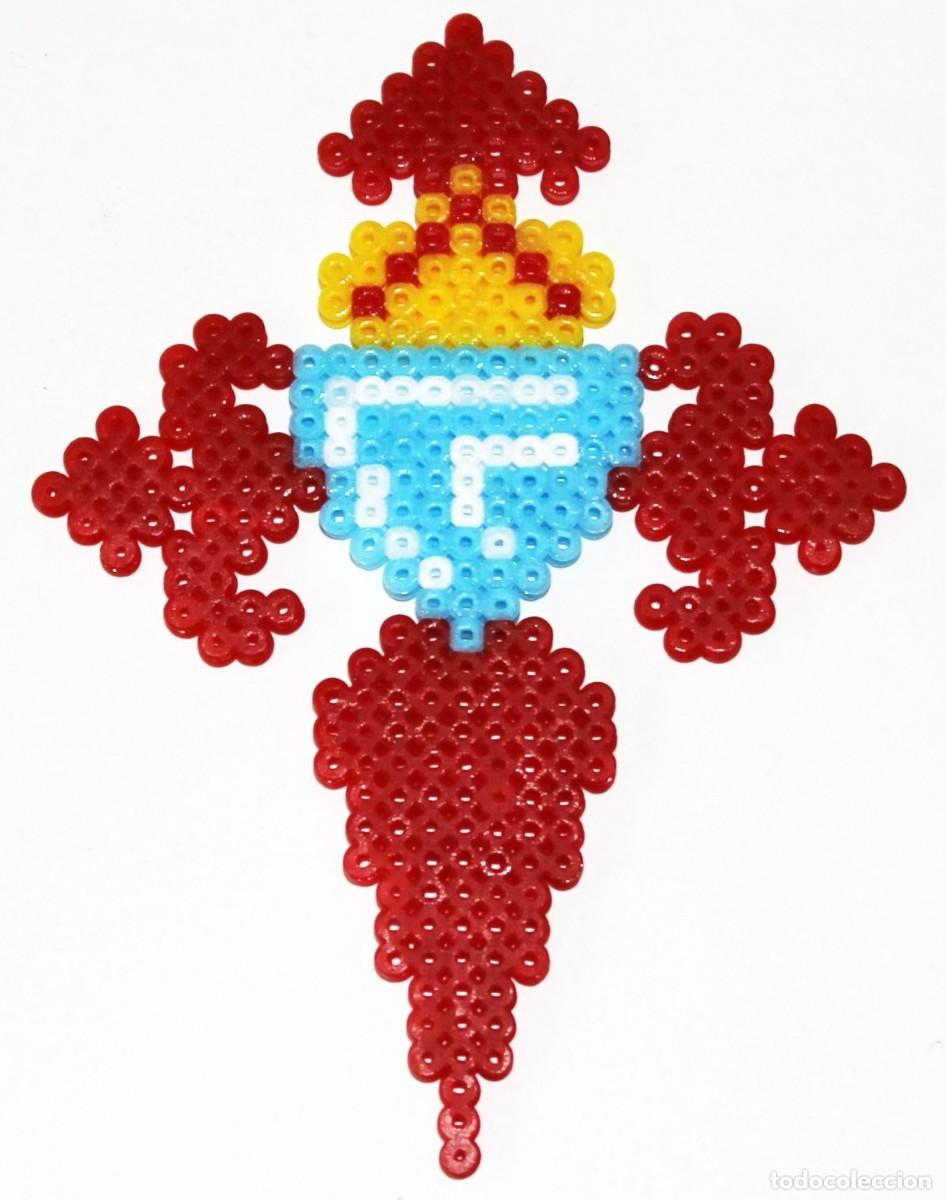 Coleccionismo deportivo: Hama Beads Escudo Celta de Vigo - Foto 1