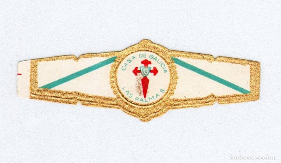 Coleccionismo deportivo: Vitola Casa de Galicia - Las Palmas 1952 Escudo Celta de Vigo