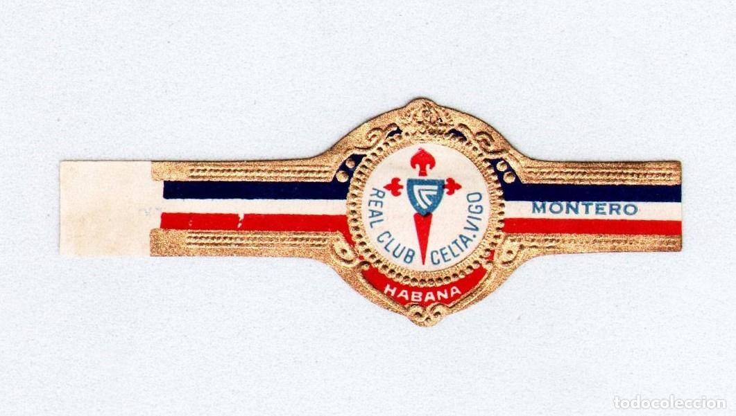 Coleccionismo deportivo: Vitola Montero - La Habana 1940. Escudo Celta de Vigo