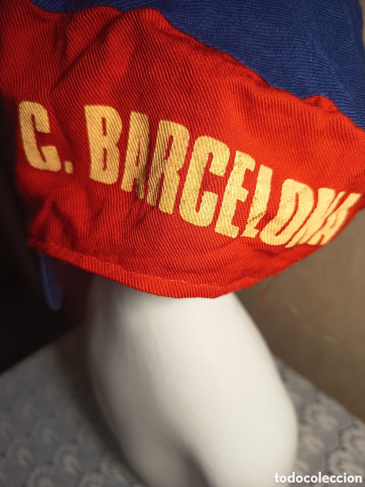 Coleccionismo deportivo: Gorra del Bar&ccedil;a de los a&ntilde;os 70 - Foto 2