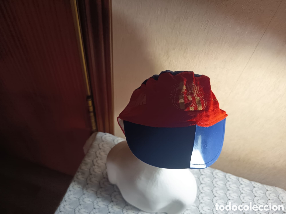 Coleccionismo deportivo: Gorra del Bar&ccedil;a de los a&ntilde;os 70 - Foto 4