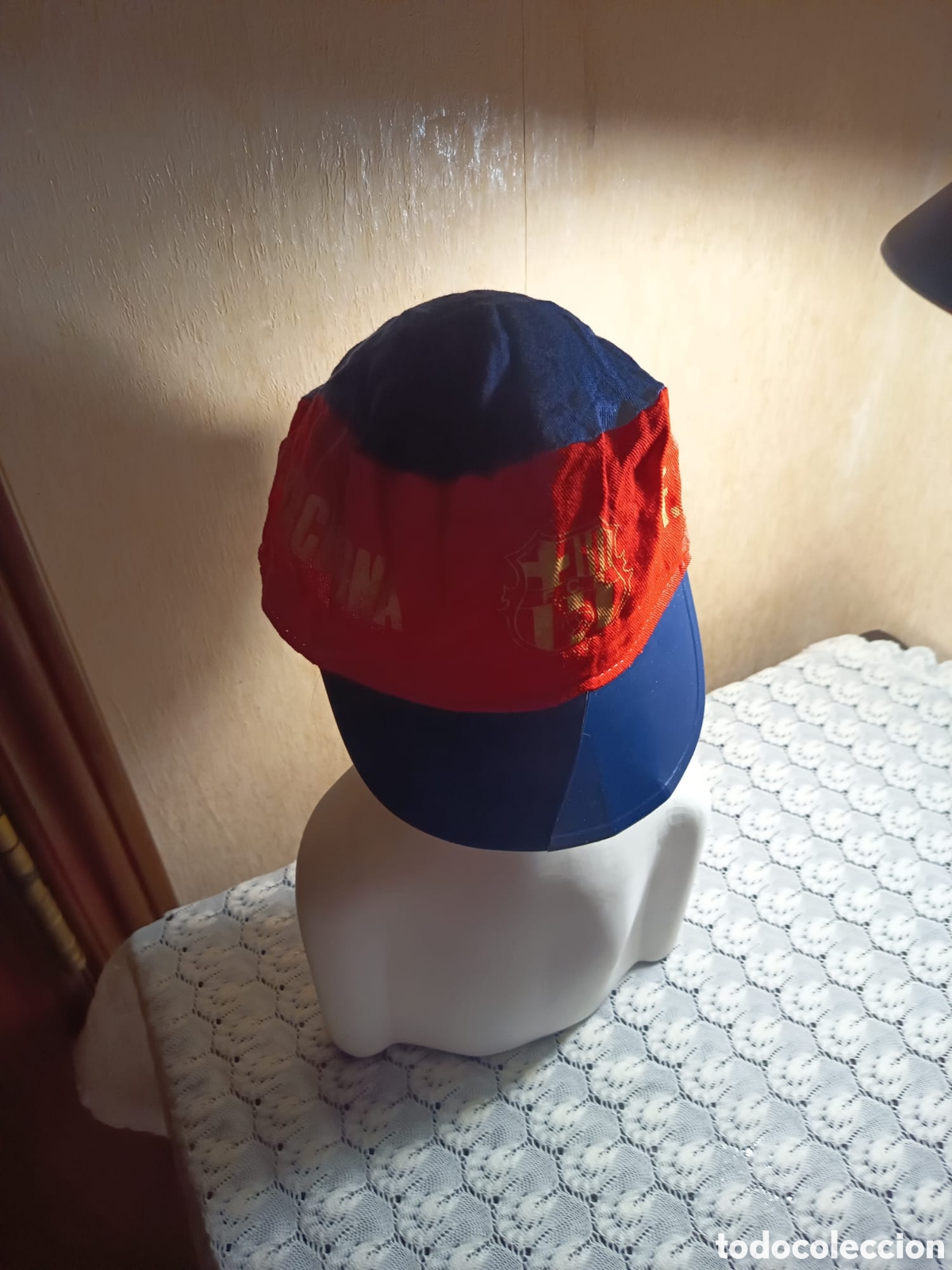 Coleccionismo deportivo: Gorra del Bar&ccedil;a de los a&ntilde;os 70 - Foto 1