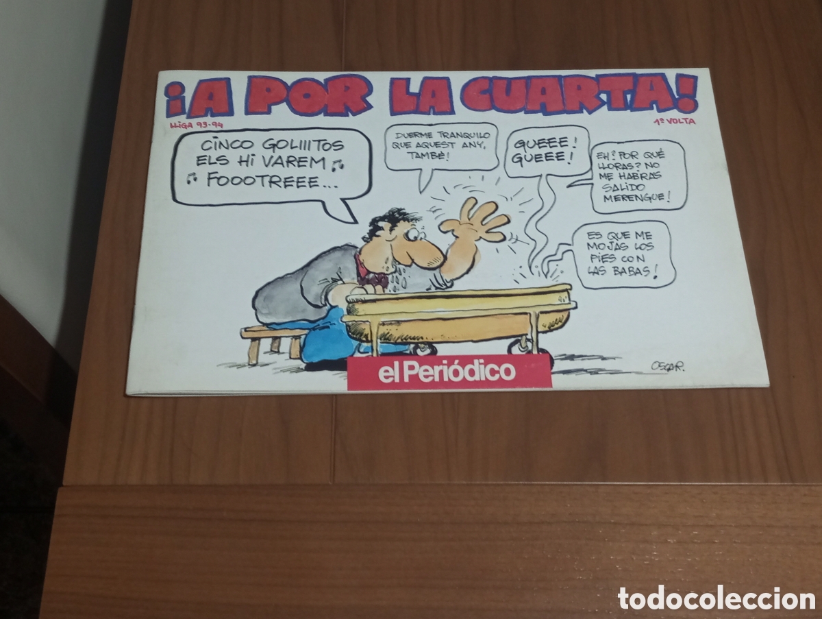 Coleccionismo deportivo: Oscar: A por la cuarta, Lliga 93-94, la primera volta -