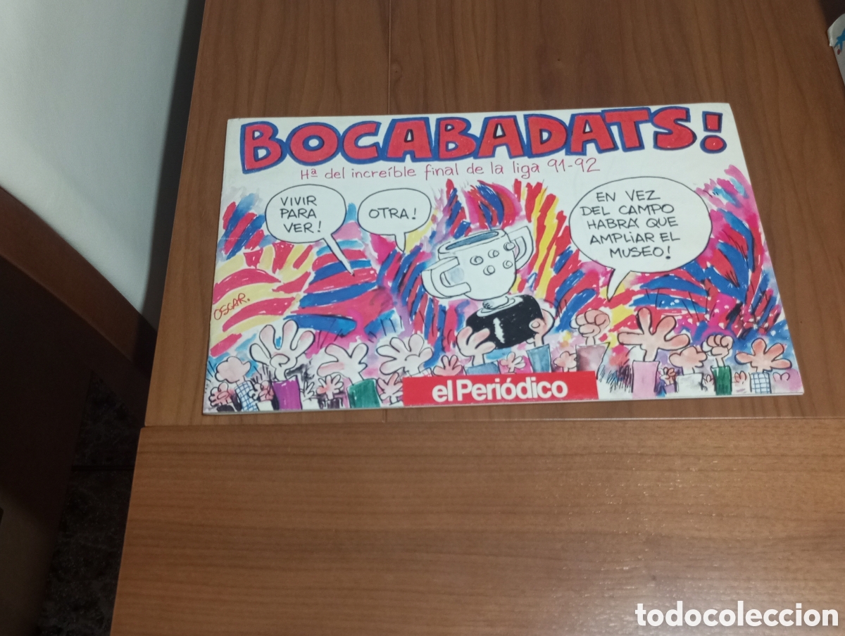 Coleccionismo deportivo: BOCABADATS! OSCAR NEBREDA HUMOR BAR&Ccedil;A FC BARCELONA EL PERI&Oacute;DICO