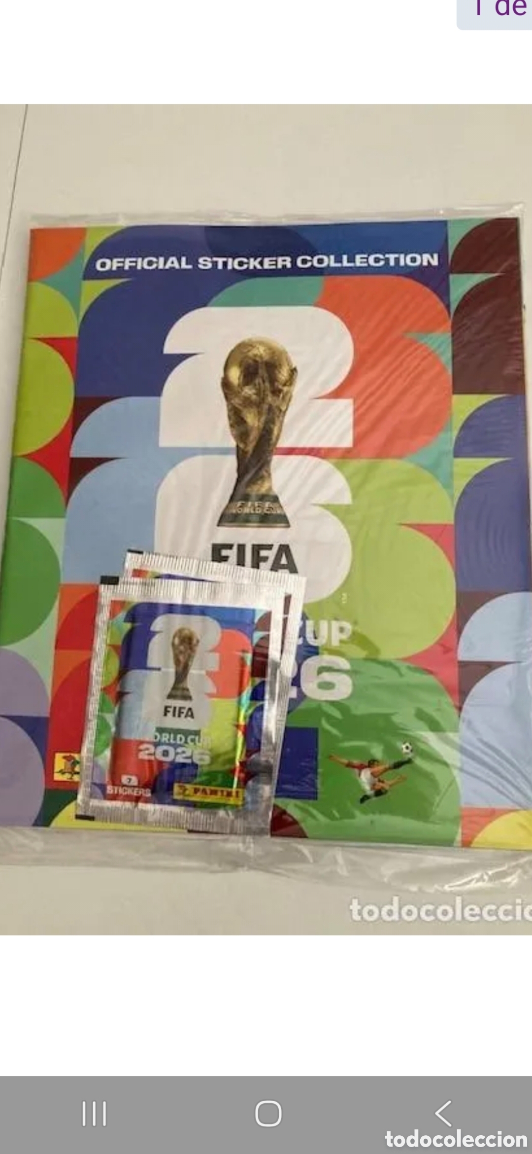 Coleccionismo deportivo: ALBUM MUNDIAL Y 2 SOBRES