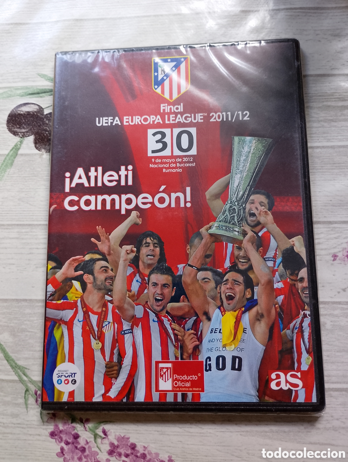 Coleccionismo deportivo: DVD Final UEFA Europa League 2011/12. Atl&eacute;tico de Madrid - Athletic Club