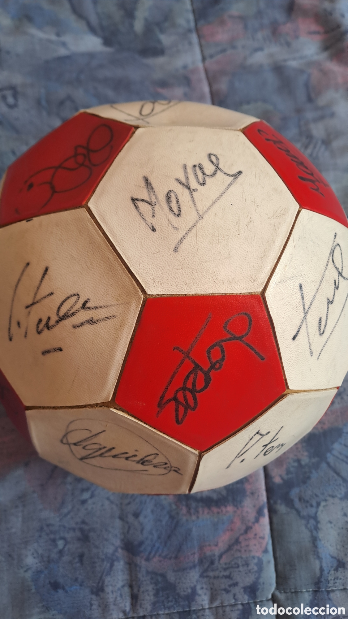 Coleccionismo deportivo: Balon de futbol oficial AtleticodeMadrid