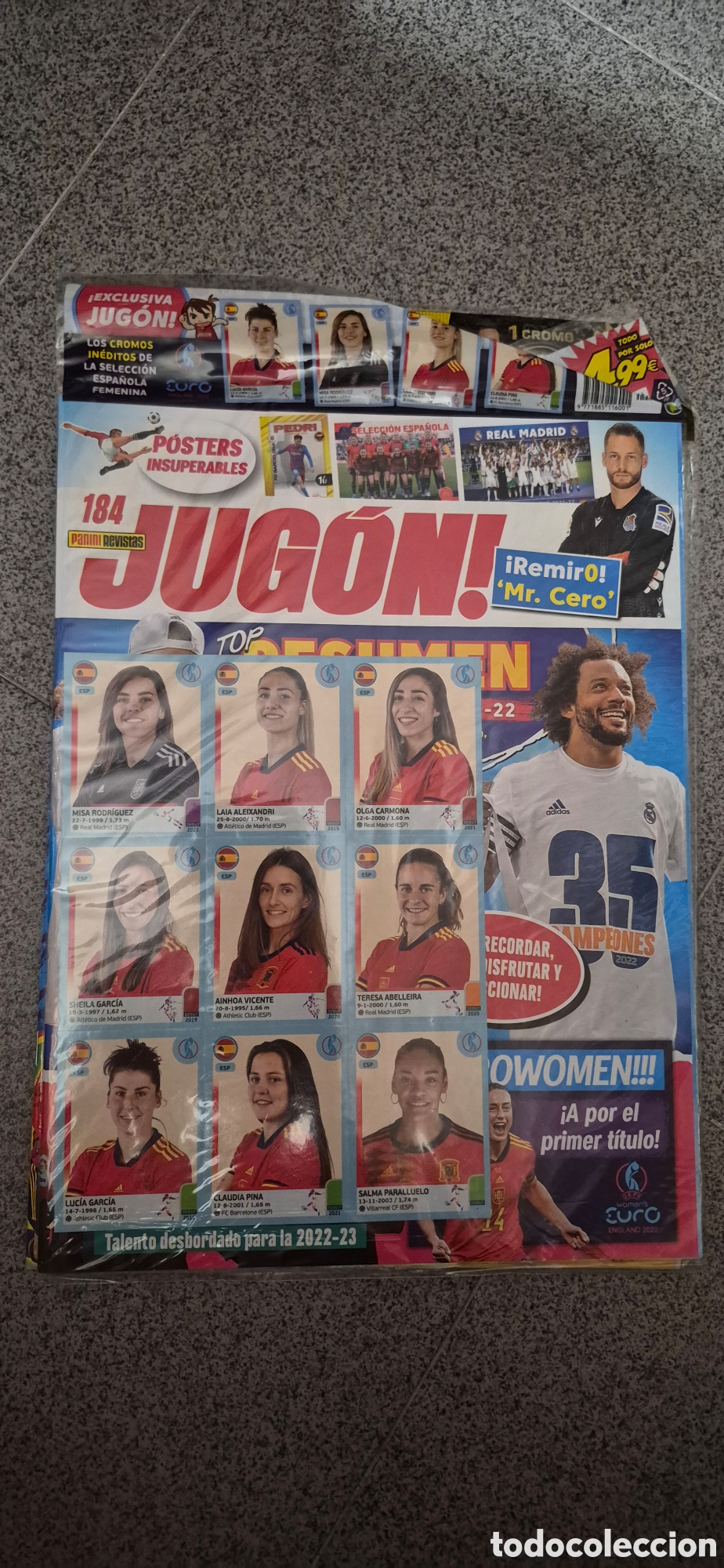 Coleccionismo deportivo: REVISTA JUGON N.184 NUEVA
