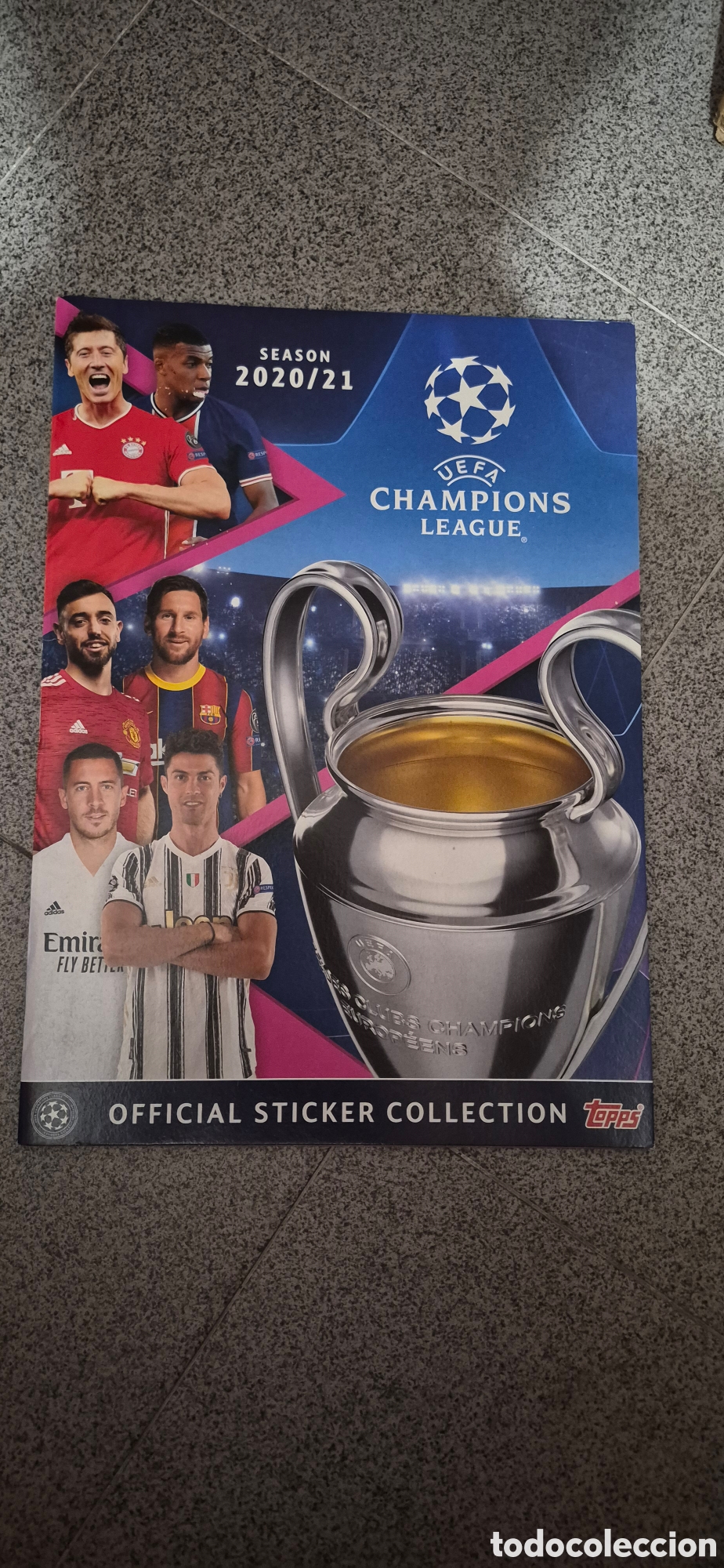 Coleccionismo deportivo: ALBUM CHAMPIONS LEAGUE T.20 21