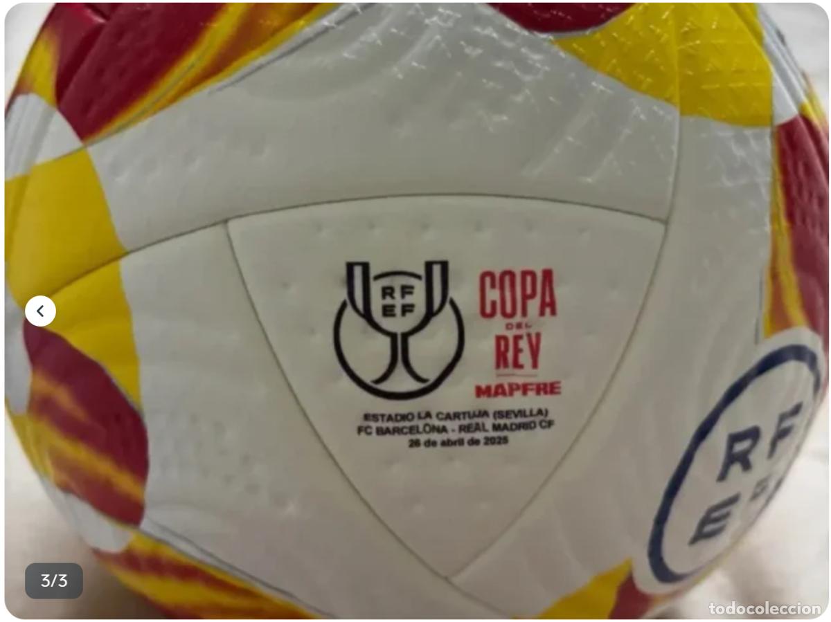 Coleccionismo deportivo: Bal&oacute;n Copa del Rey y Supercopa de Espa&ntilde;a 2025 - Foto 2