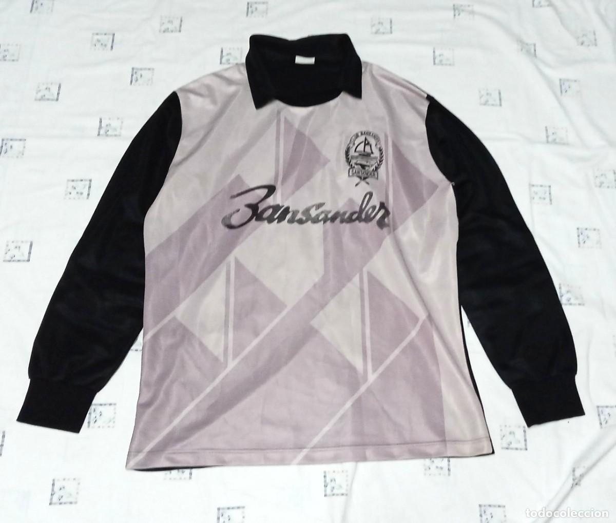 Coleccionismo deportivo: CAMISETA PORTERO DE FUTBOL CLUB BANSANDER DE SANTANDER-A&Ntilde;OS 90