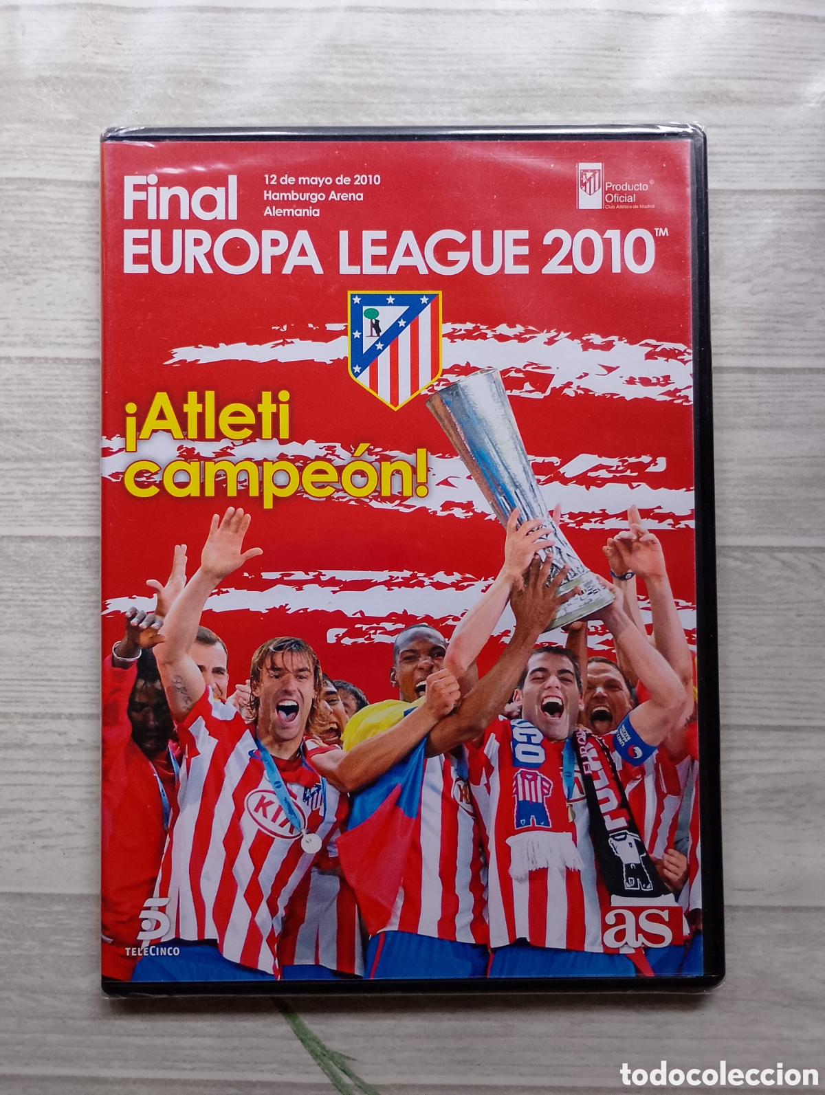 Coleccionismo deportivo: DVD Final Europa League 2010 Atl&eacute;tico de Madrid - Fulham