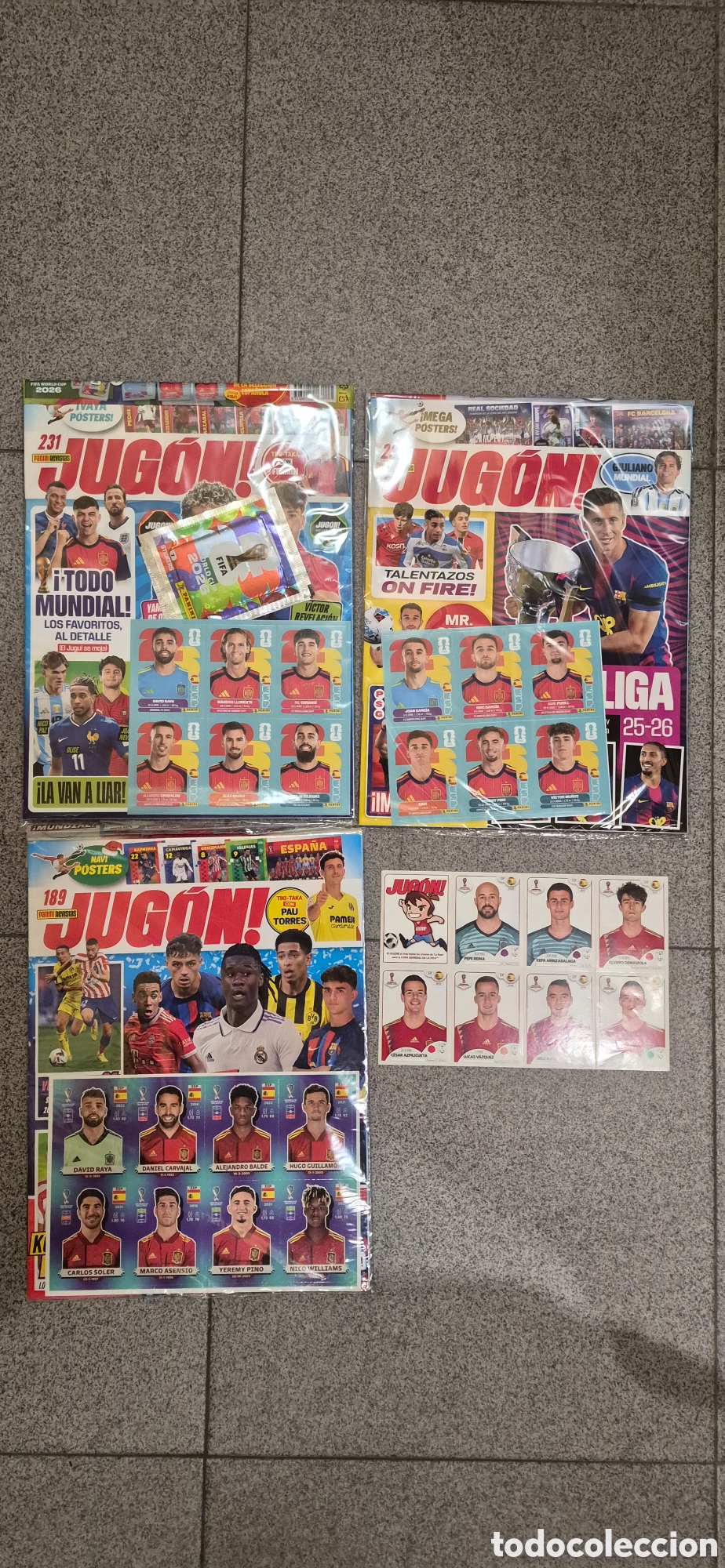 Coleccionismo deportivo: REVISTAS JUGON NUEVAS SIN ABRIR