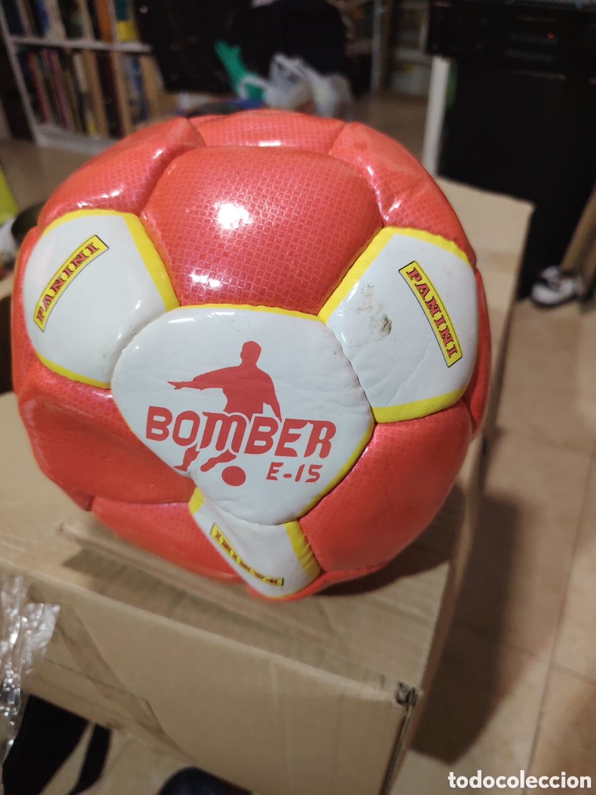 Coleccionismo deportivo: Bal&oacute;n bomber panini futbol