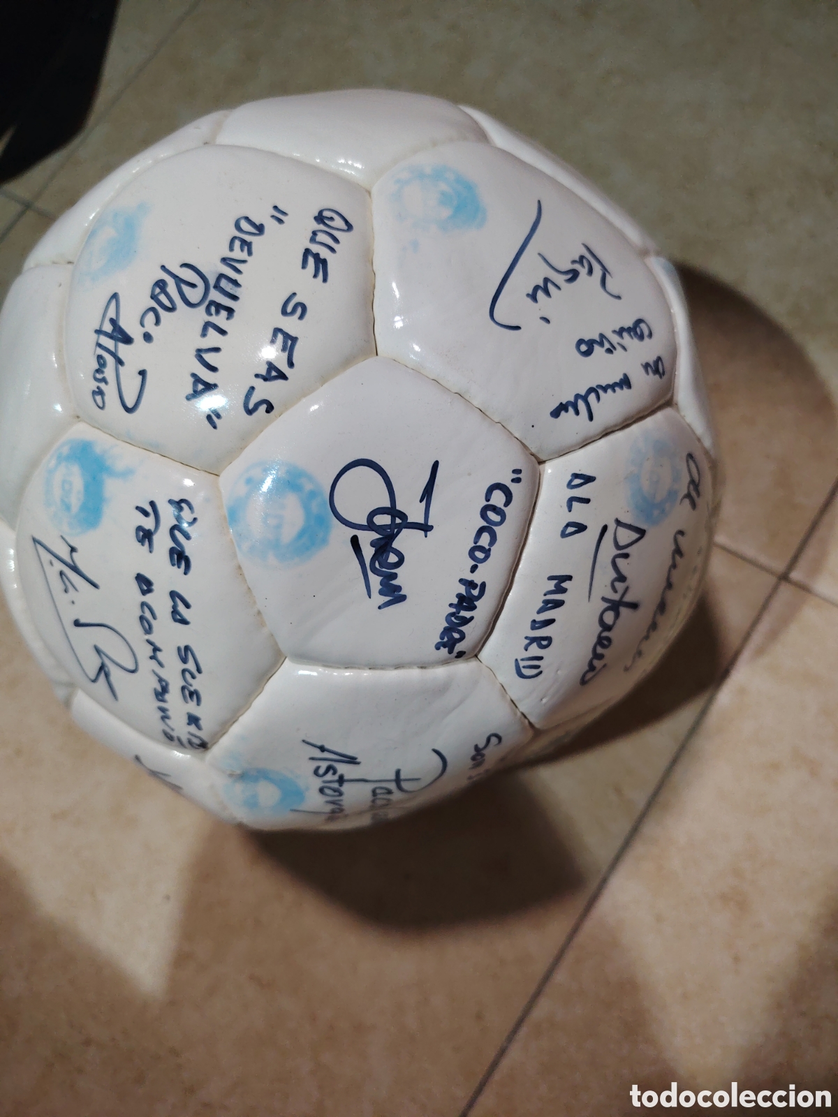 Coleccionismo deportivo: Bal&oacute;n de futbol kelme del cadiz - Foto 2