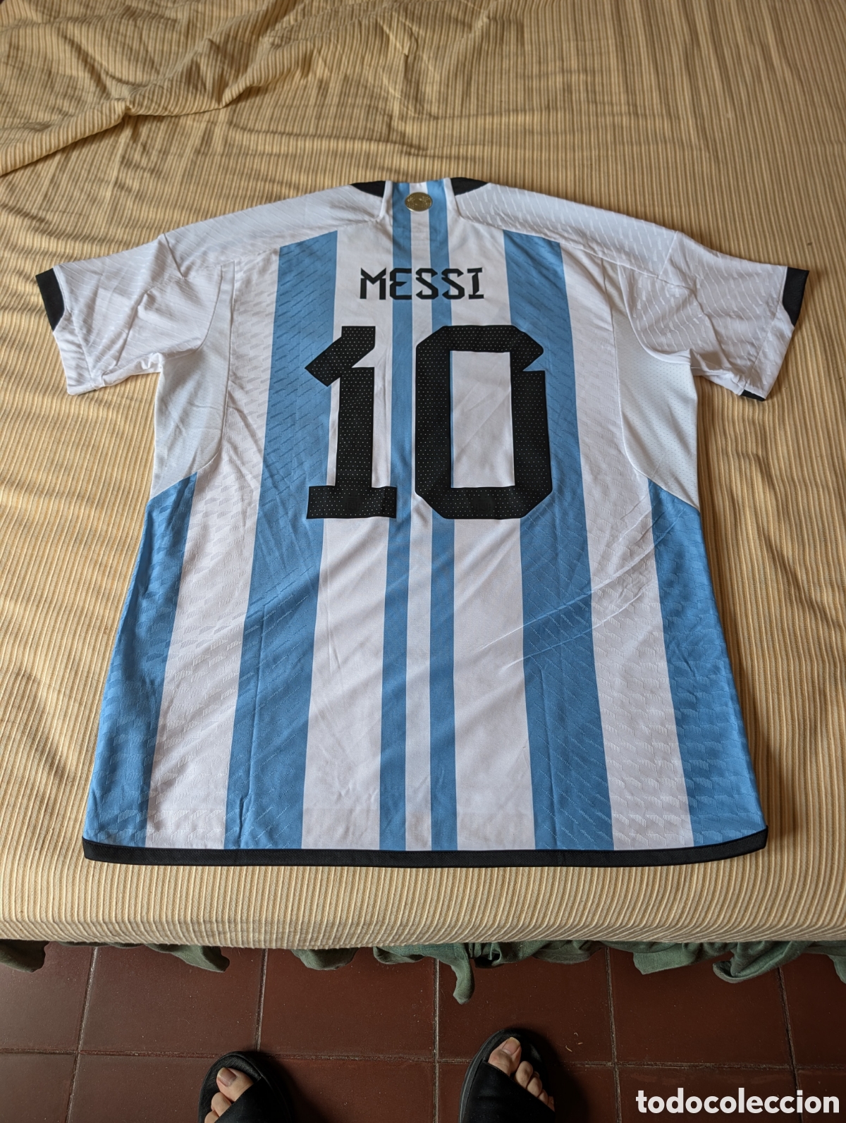 Coleccionismo deportivo: Camiseta Argentina Messi 2022 - Foto 2