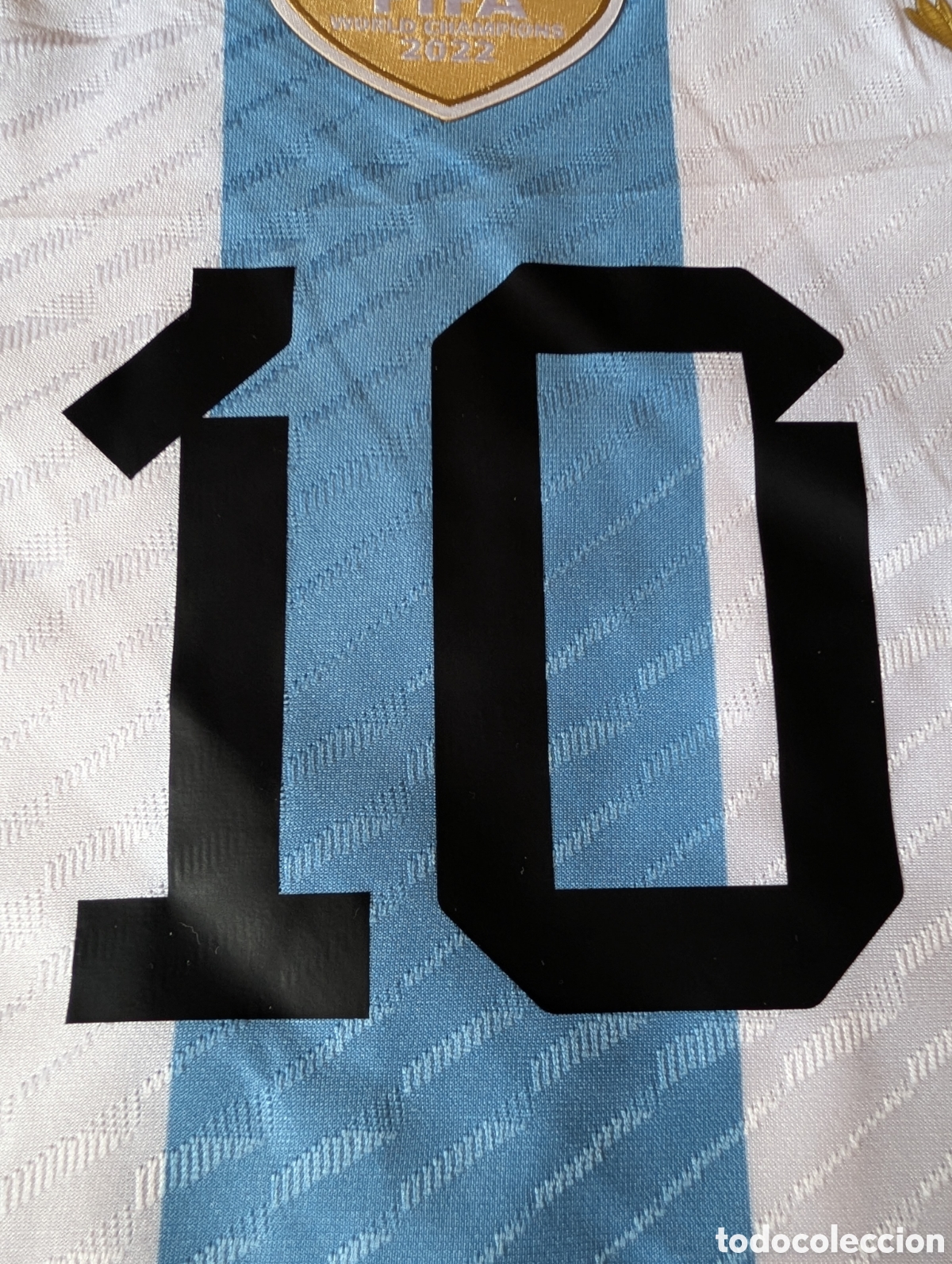 Coleccionismo deportivo: Camiseta Argentina Messi 2022 - Foto 12