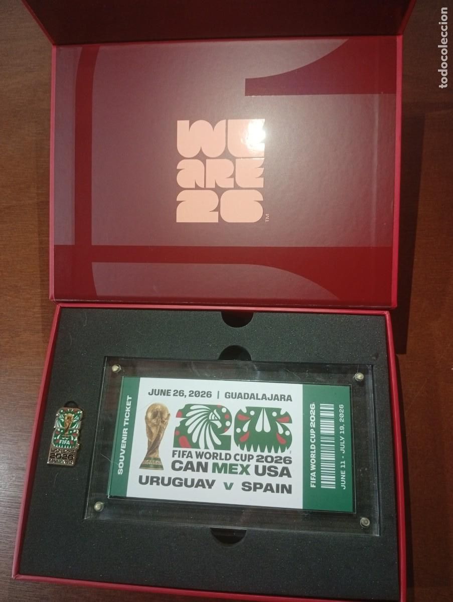Coleccionismo deportivo: ​ FIFA World Cup 2026 Official VIP Hospitality Gift &ndash; Uruguay vs Spain ​