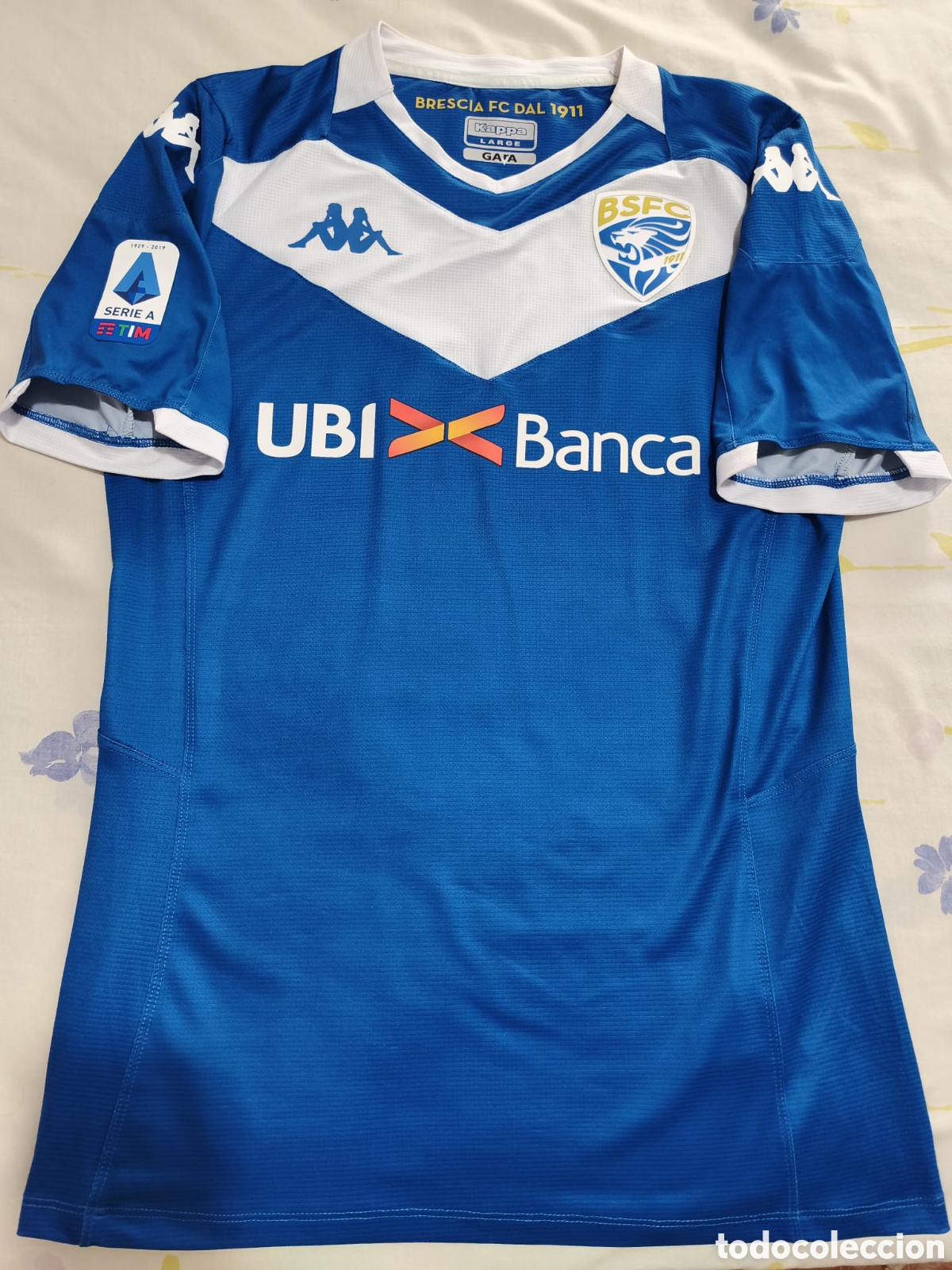 Coleccionismo deportivo: Camiseta matchworn Brescia FC Balotelli