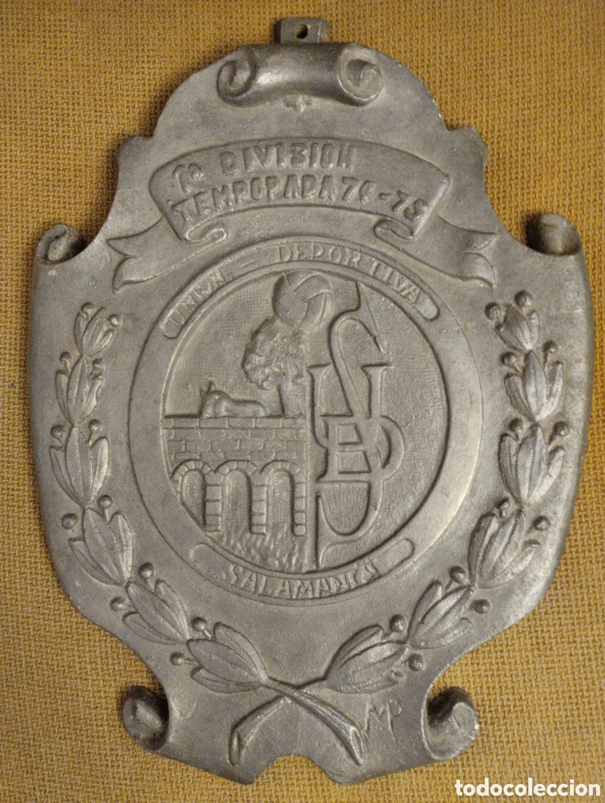 Coleccionismo deportivo: Escudo Union Deportiva Salamanca