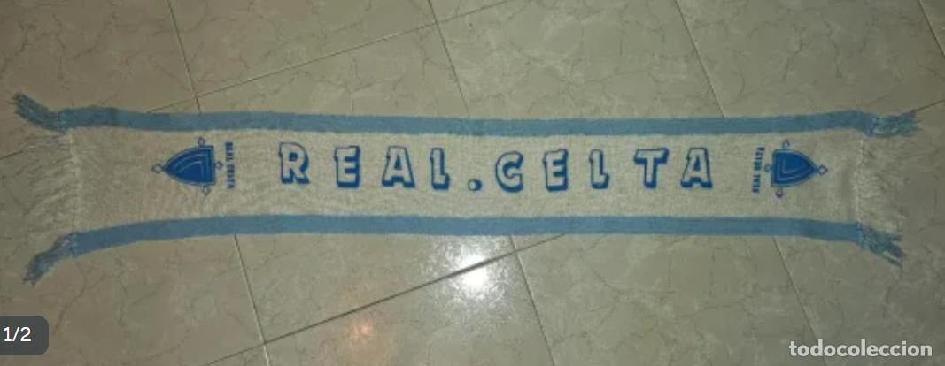 Coleccionismo deportivo: BUFANDA ANTIGUA CELTA DE VIGO A&Ntilde;OS 80 COLECCIONISTAS VINTAGE