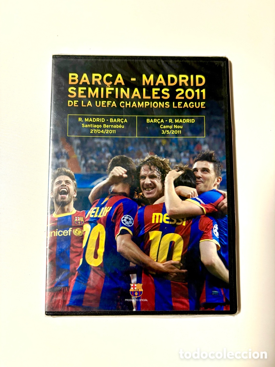 Coleccionismo deportivo: DVD Oficial Bar&ccedil;a - Madrid Semifinales Champions 2011 &iexcl;PRECINTADO / NUEVO!