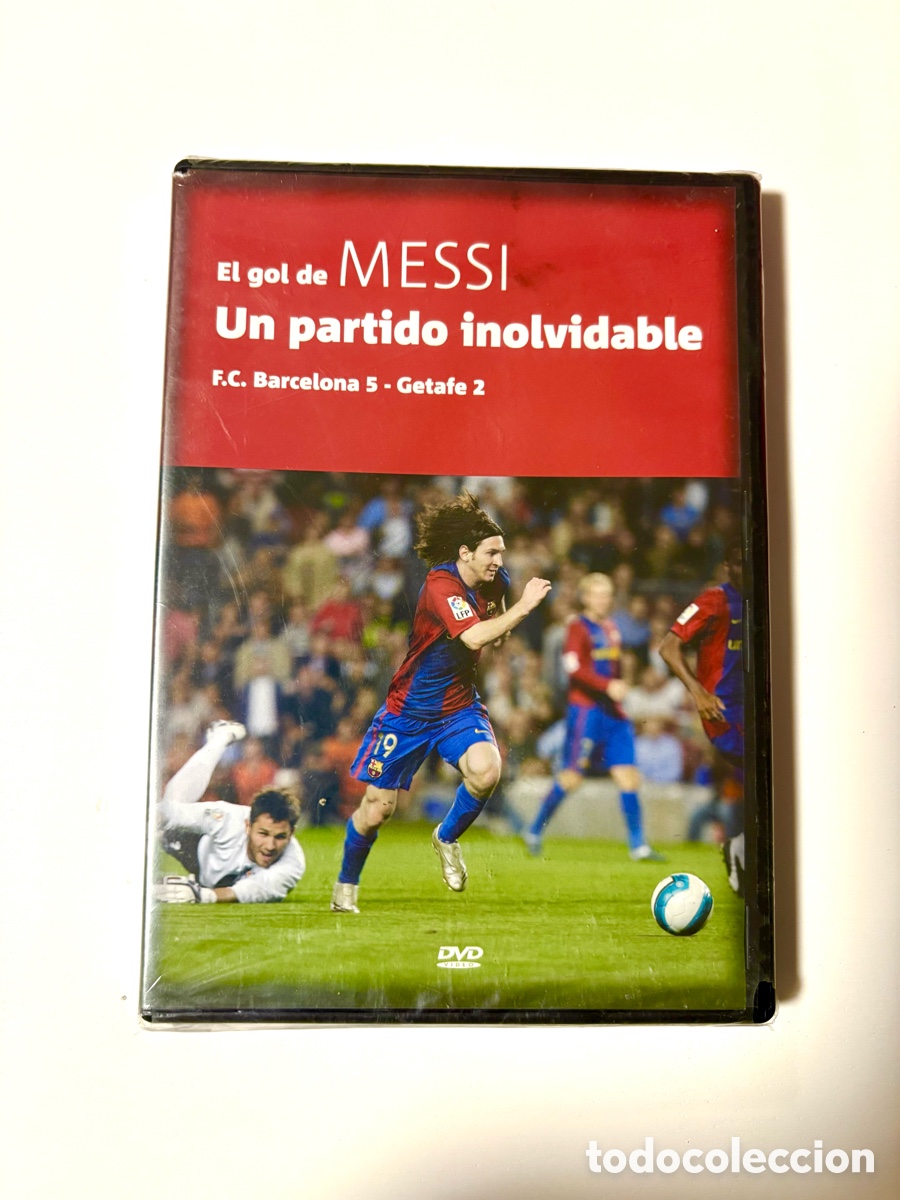 Coleccionismo deportivo: DVD El Gol de Messi Getafe (2007) Un Partido Inolvidable &iexcl;PRECINTADO!