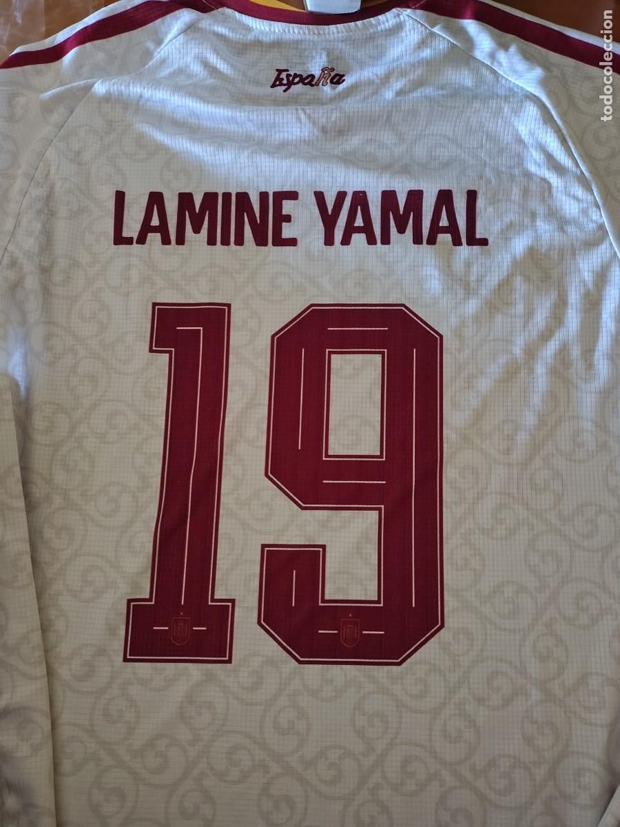 Coleccionismo deportivo: CAMISETA ESPA&Ntilde;A LAMINE LLAMAL 1 ESTRELLA