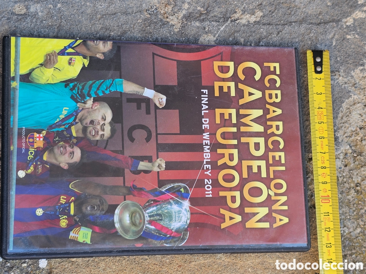 Coleccionismo deportivo: DVD FC Barcelona Campe&oacute;n de Europa - Final Wembley 2011 + Res&uacute;menes 1992, 2006 y 2009 (Oficial)