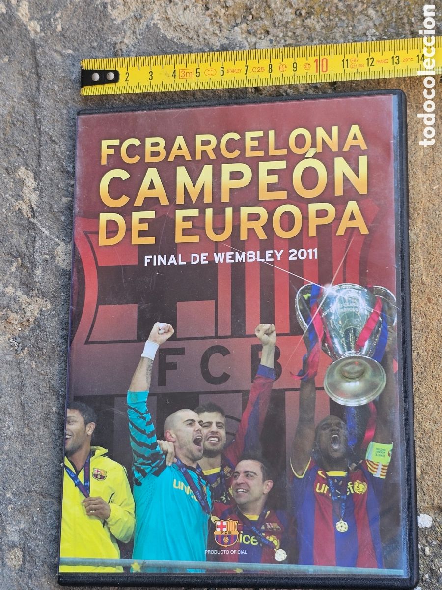 Coleccionismo deportivo: DVD FC Barcelona Campe&oacute;n de Europa - Final Wembley 2011 + Res&uacute;menes 1992, 2006 y 2009 (Oficial)