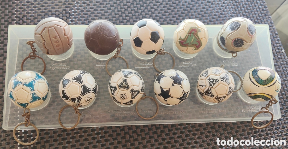Coleccionismo deportivo: COLECCI&Oacute;N DE BALONES DE LOS MUNDIALES