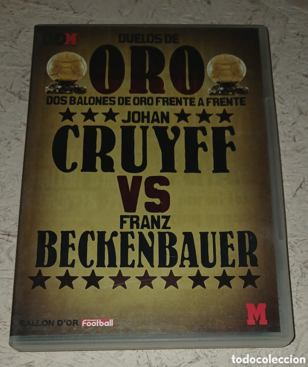 Coleccionismo deportivo: DVD Duelos de Oro, N&ordm; 1: Johan Cruyff vs Franz Beckenbauer - Diario Marca