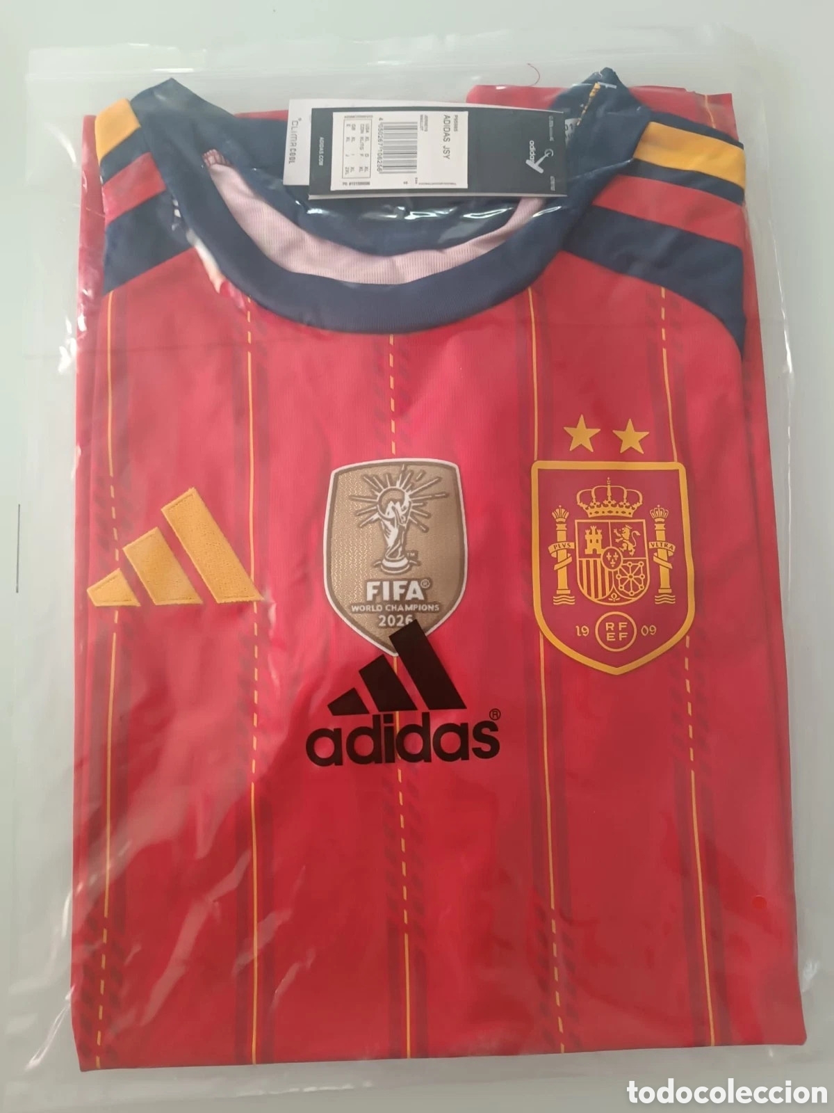 Coleccionismo deportivo: CAMISETA ESPA&Ntilde;A CAMPE&Oacute;N DEL MUNDO 2026
