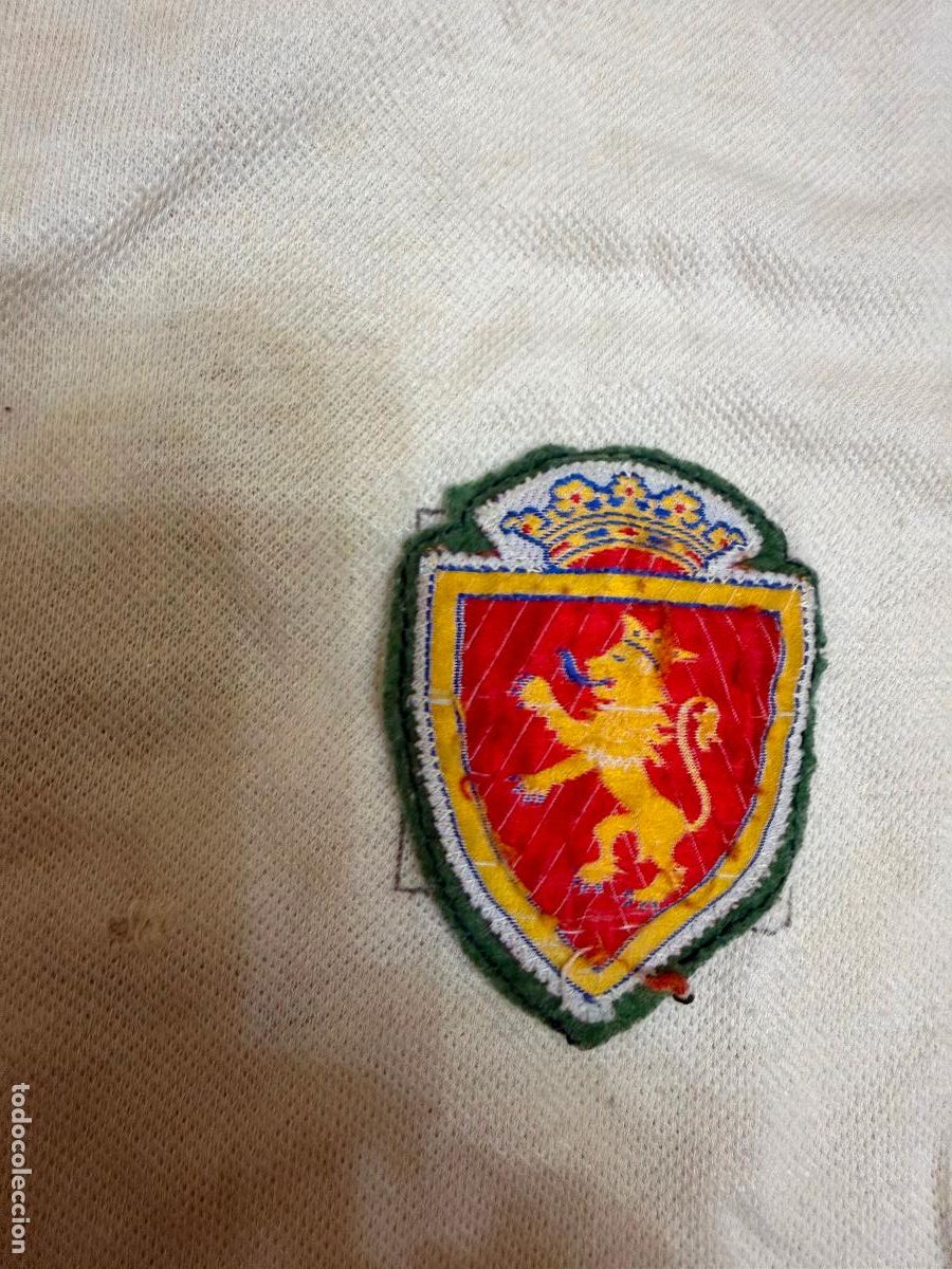 Coleccionismo deportivo: 2 camisetas de ni&ntilde;o real Zaragoza - Foto 2