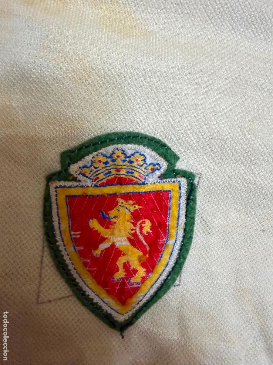 Coleccionismo deportivo: 2 camisetas de ni&ntilde;o real Zaragoza - Foto 3