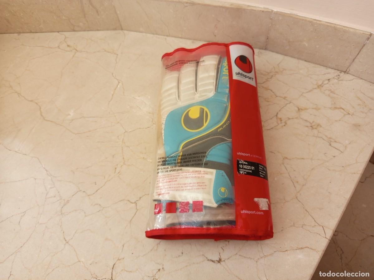 Sports collectibles: Antiguos guantes de portero Uhisport