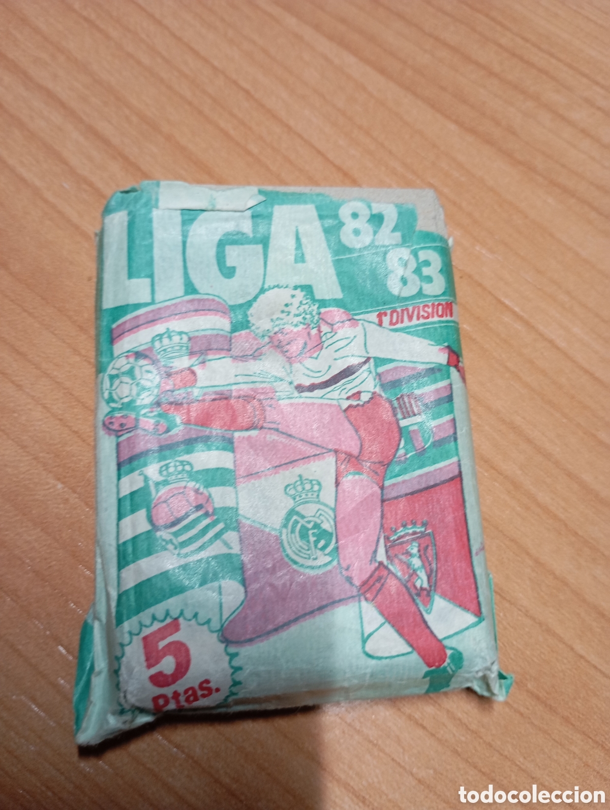 Coleccionismo deportivo: Sobre de cromos 82 83 ediciones este abierto - Foto 2