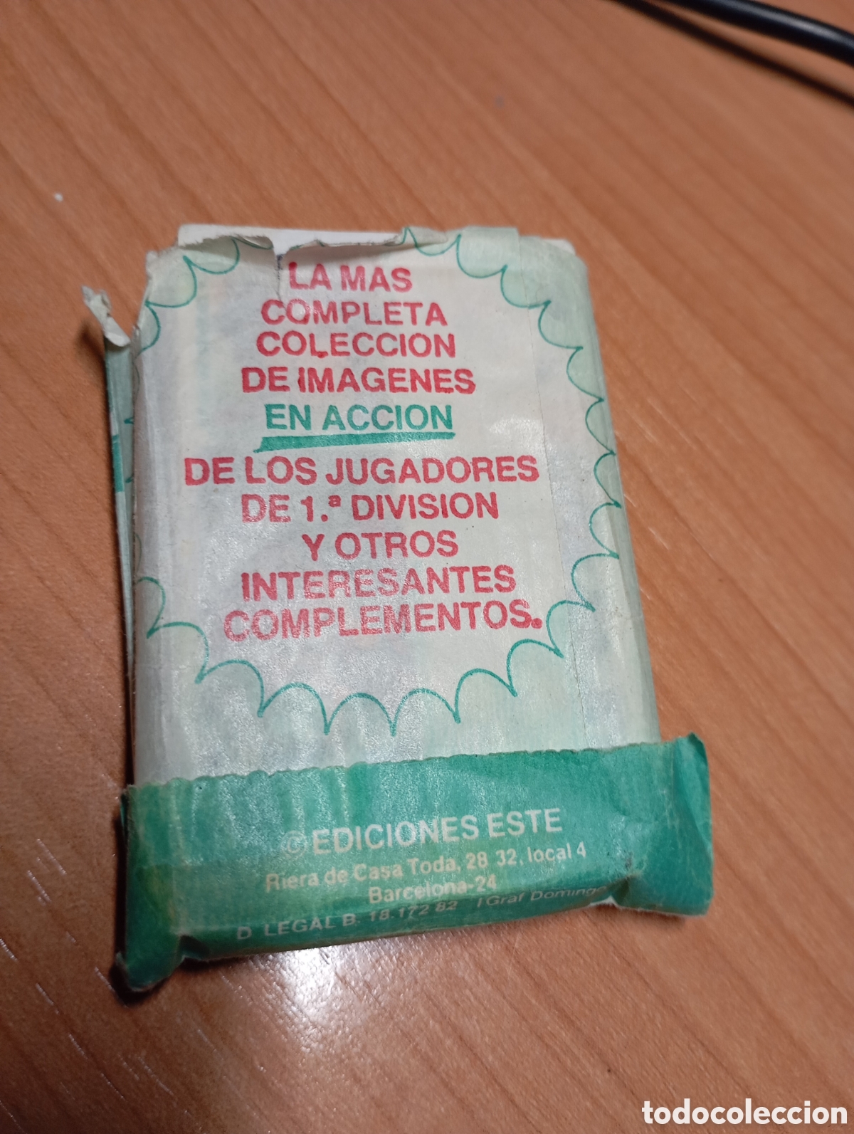 Coleccionismo deportivo: Sobre de cromos 82 83 ediciones este abierto - Foto 3