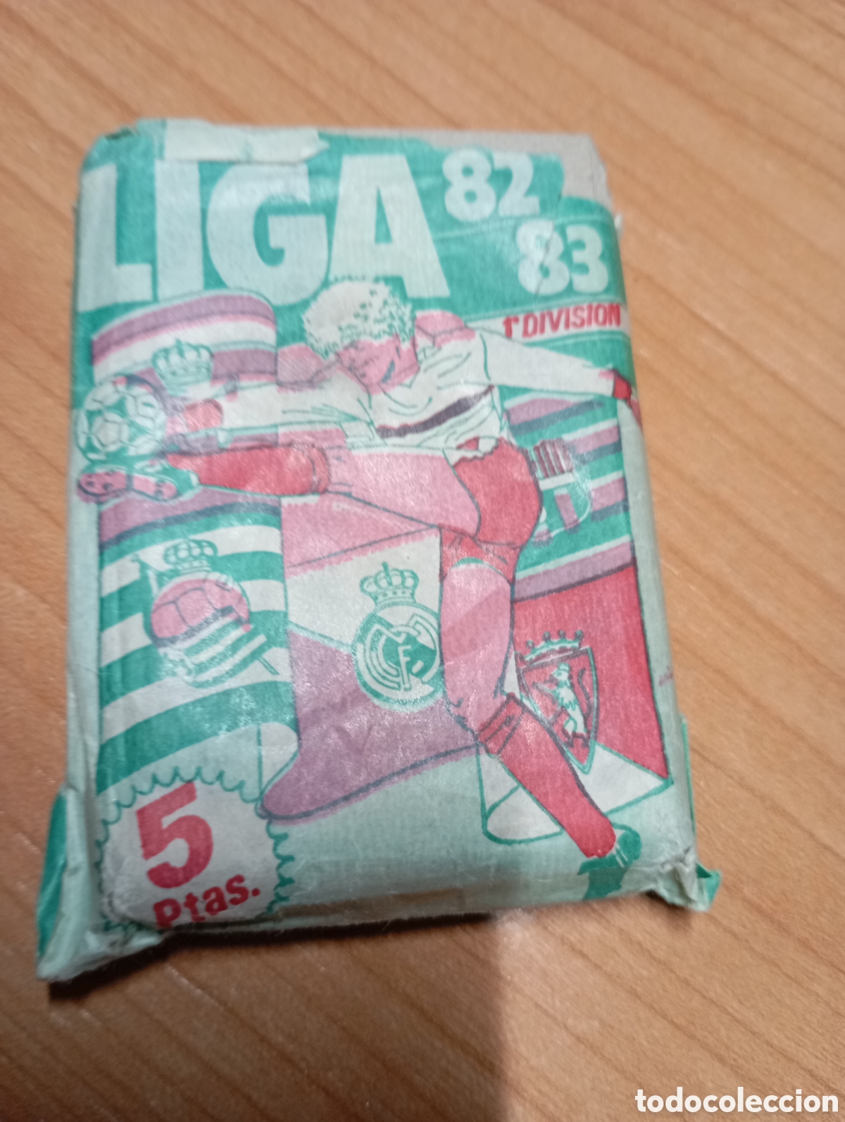 Coleccionismo deportivo: Sobre de cromos 82 83 ediciones este abierto