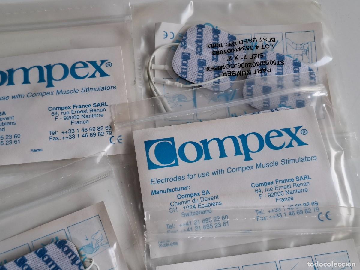 Coleccionismo deportivo: COMPEX - LOTE DE ELECTRODOS MUSCULARES VARIOS - Foto 8