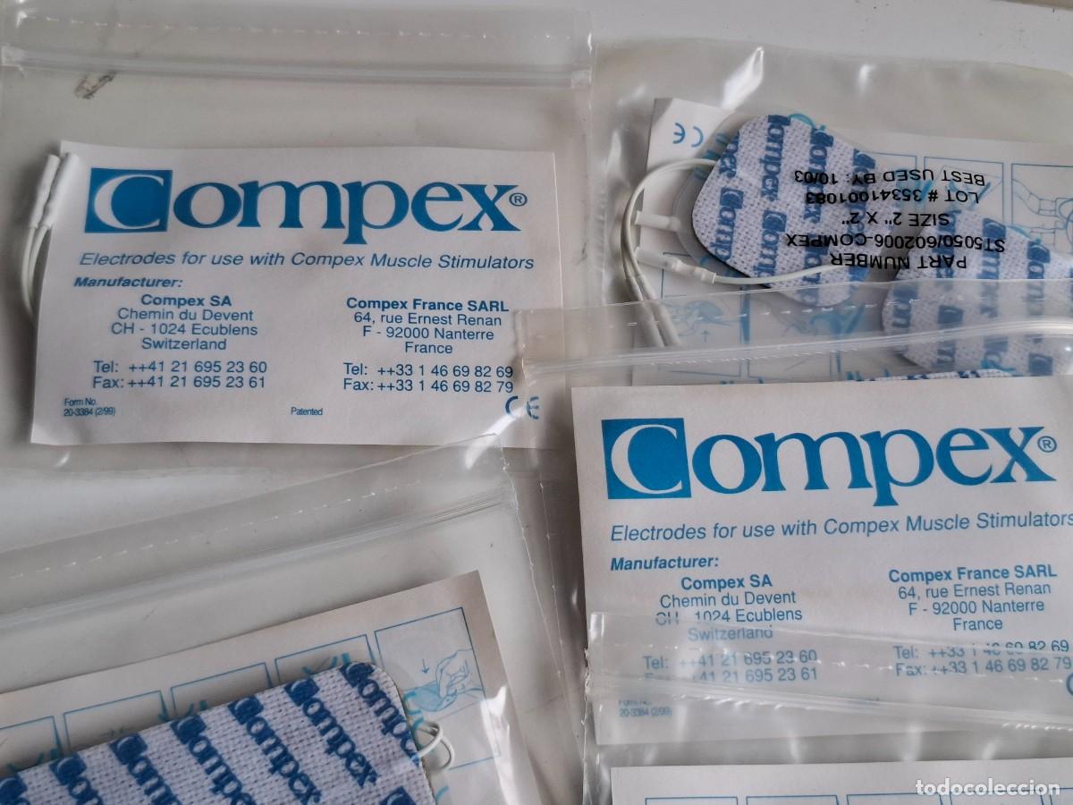 Coleccionismo deportivo: COMPEX - LOTE DE ELECTRODOS MUSCULARES VARIOS - Foto 9