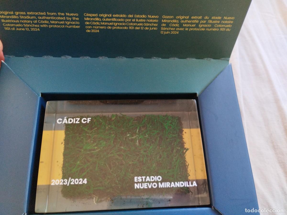 Coleccionismo deportivo: C&eacute;sped original Nuevo Mirandilla - Foto 4