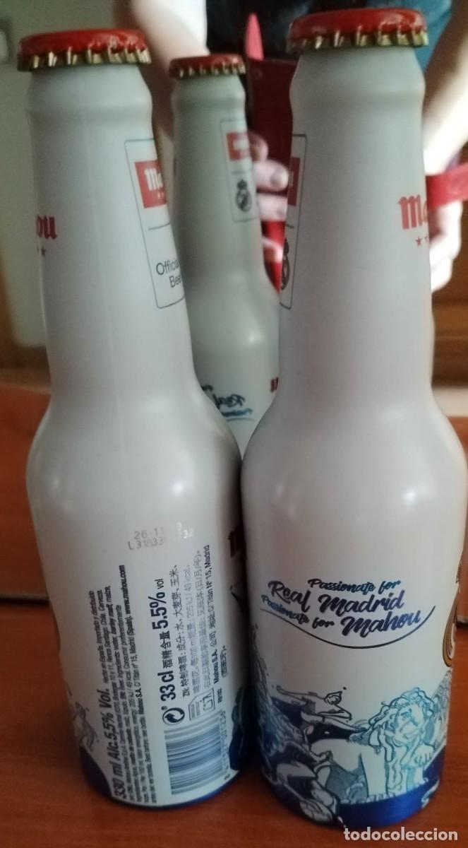 Coleccionismo deportivo: 2 Botellas Mahou Edici&oacute;n Real Madrid