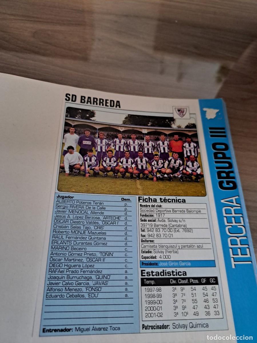 Coleccionismo deportivo: Foto plantilla y jugadores Don Bal&oacute;n 2002-03. SD Barreda